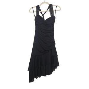 Vintage y2k My Michelle Asymmetrical Hem Dress Halter Punk Fairy Grunge Small